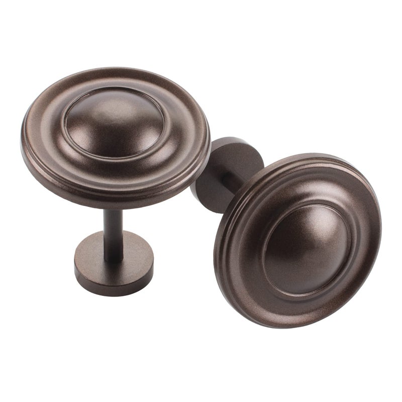 Deco Window Holdback/Curtain Tieback (Set of 2) Spin Medallion Brown Oil Rubbed - Image 4
